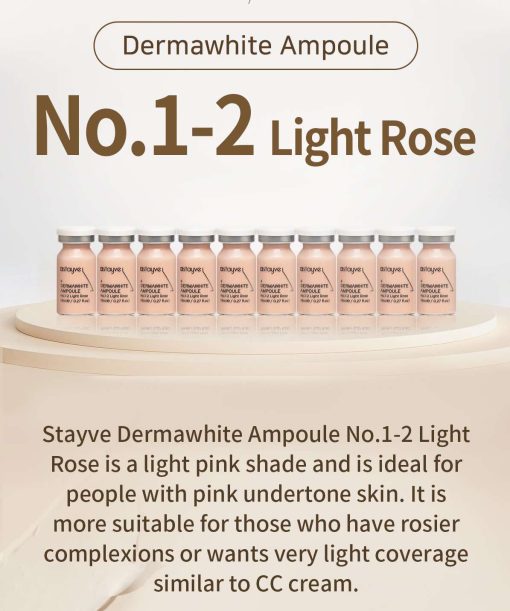 Stayve Dermawhite BB Glow Ampoule No.1-2 Light Rose