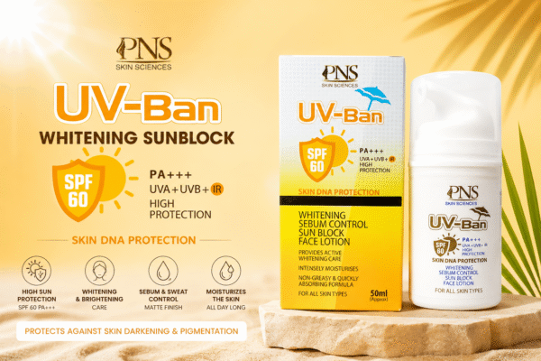 UV-Ban Whitening Sunblock SPF 60 PA+++ 3 ChatGPT Image Aug 8 2026 04 00 54 PM