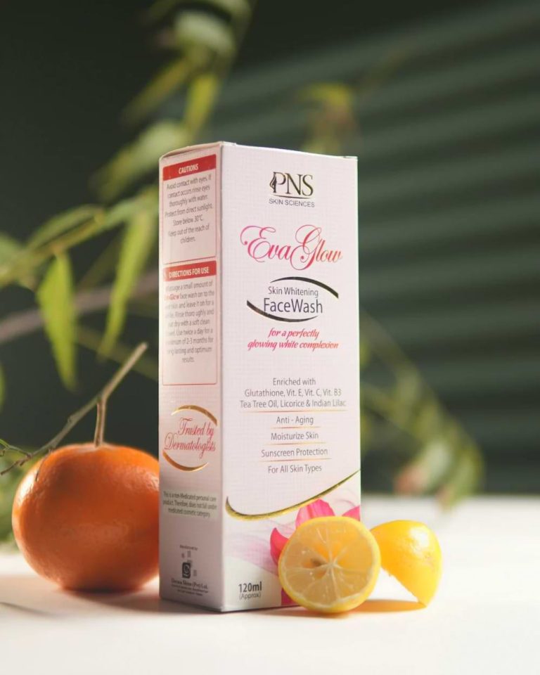 Evaglow whitening face wash
