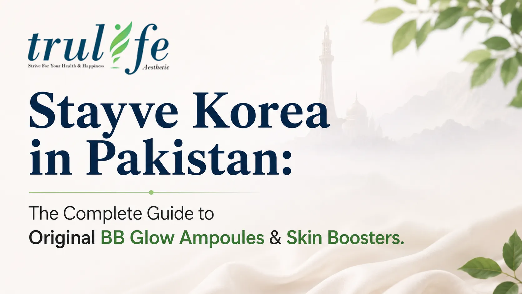 Stayve Korea Pakistan: The Complete Guide to Original BB Glow Ampoules & Skin Boosters 1 stayve korea